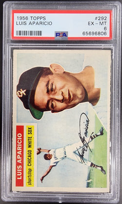 Luis Aparicio 1956 Topps #292 PSA 6 EX-MINT