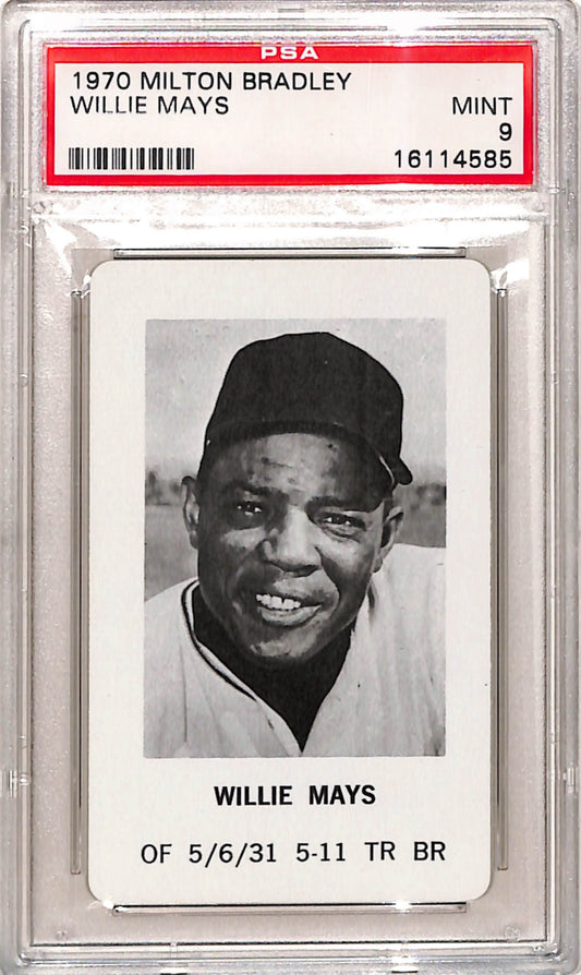Willie Mays 1970 Milton Bradley PSA 9 Mint