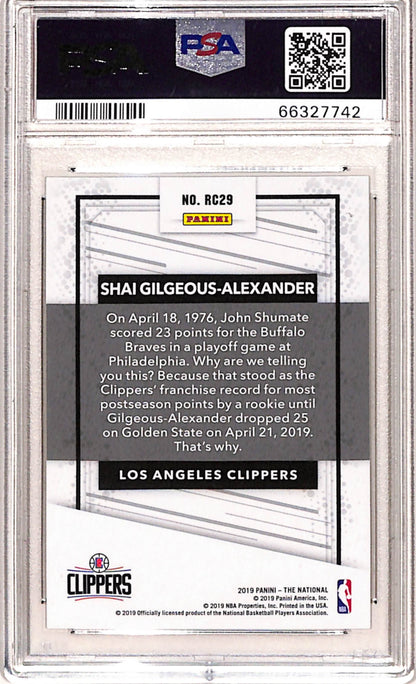 Shai Gilgeous-Alexander 2019 Panini National Convention #227/299 PSA 10 Gem Mint