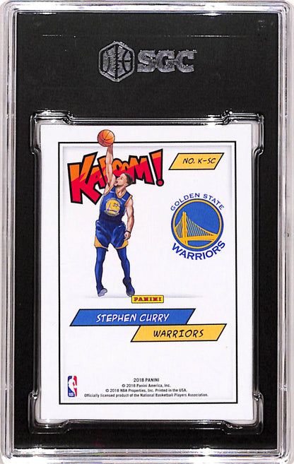 Steph Curry 2018 Panini Kaboom PSA 8 Nm-Mint