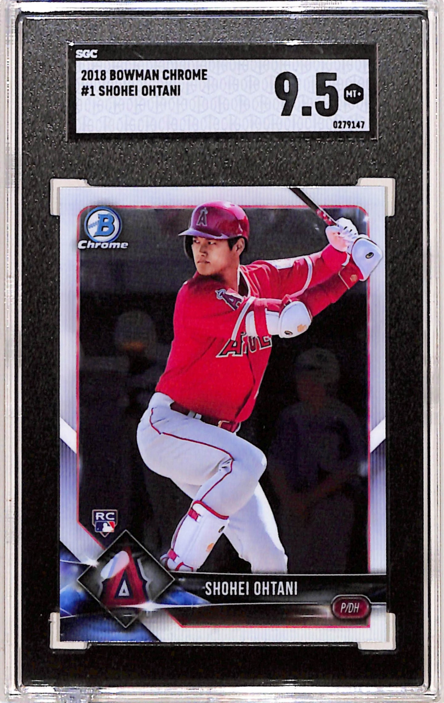 Shohei Ohtani 2018 Bowman Chrome Rookie #1 SGC 9.5 Mint+
