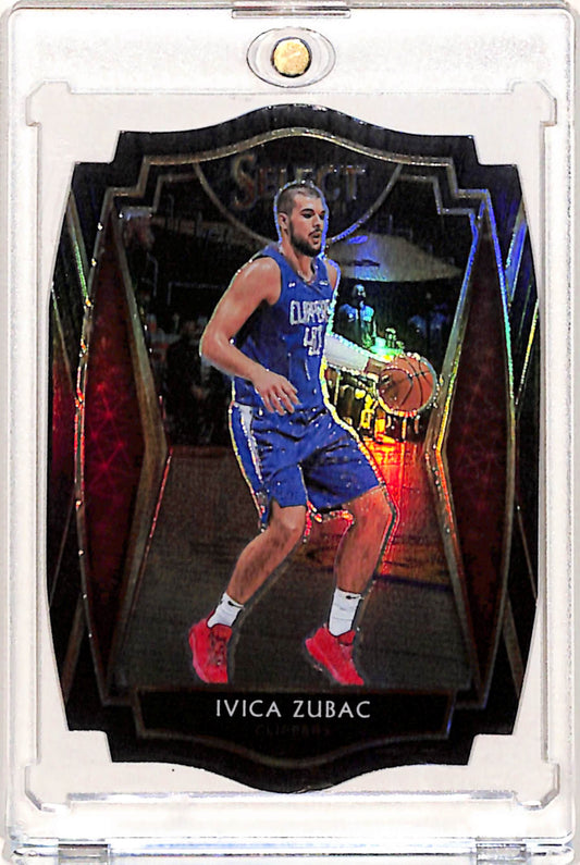 Ivica Zubac 2020 Panini Select #112 Black Die-Cut #1/1