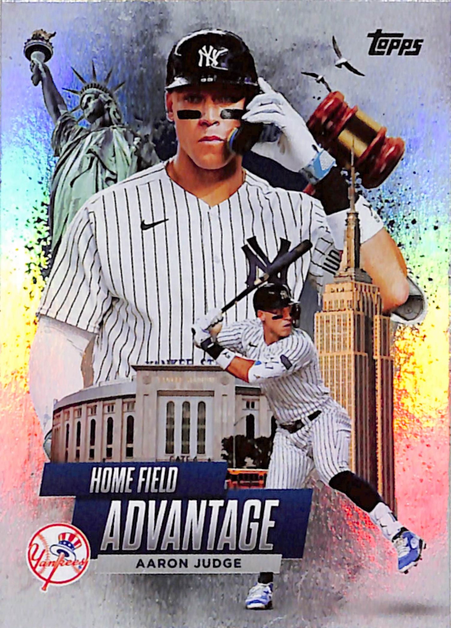 Aaron Judge 2025 Topps Home Field Advantage Case Hit Insert