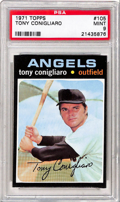 Tony Conigliaro 1971 Topps #105 PSA 9 Mint