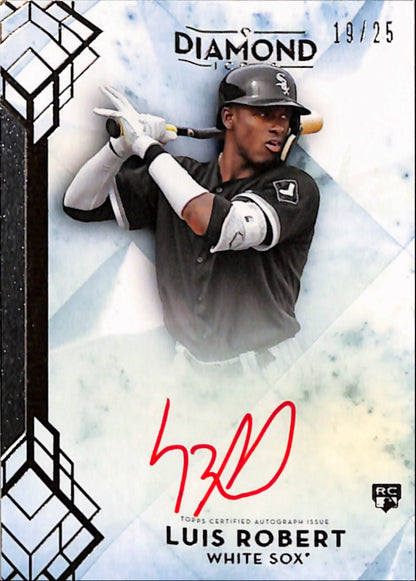Luis Robert 2020 Topps Diamond Icons Rookie Auto #19/25