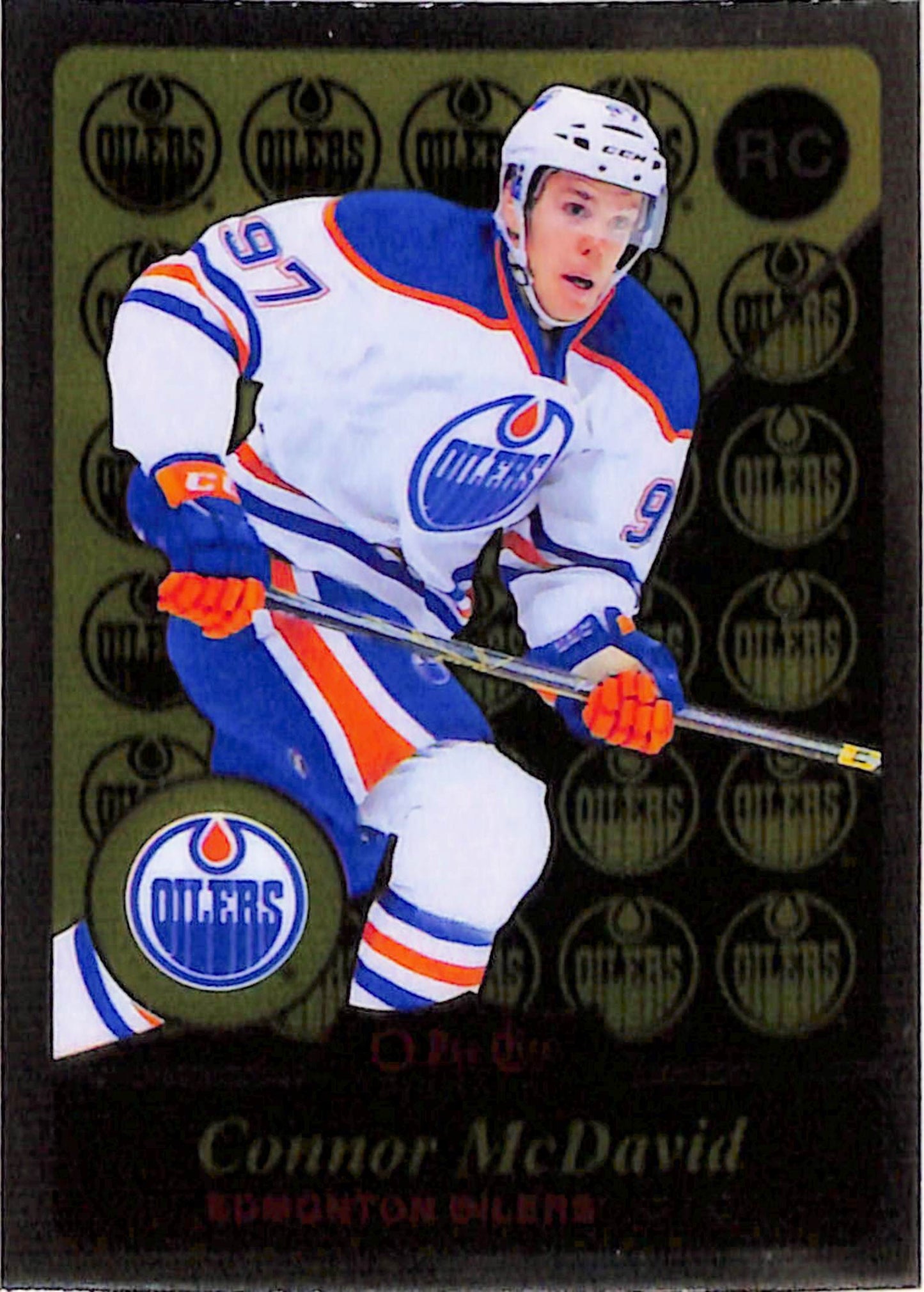 Connor McDavid 2015 Upper Deck OPC Platinum Retro Rookie #R97