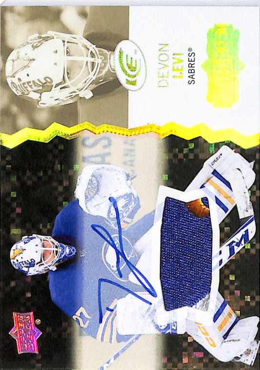 Devon Levi 2023 Upper Deck Ice Rookie Patch Auto #17/99