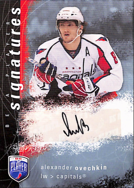 Alex Ovechkin 2007 Be A Player Signatures Auto