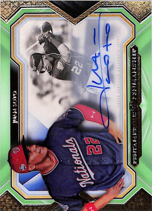 Juan Soto 2019 Topps Tier One Pentamerous Penmanship Auto #7/10