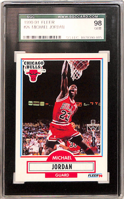 Michael Jordan 1990 Fleer #26 SGC 10 Gem Mint