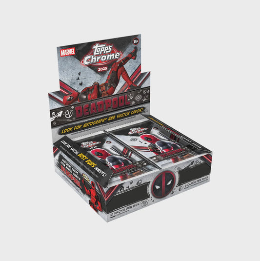 2025 Topps Chrome Marvel Deadpool Hobby Box