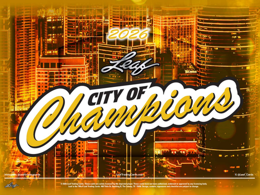 2026 Leaf City of Champions Hobby Box