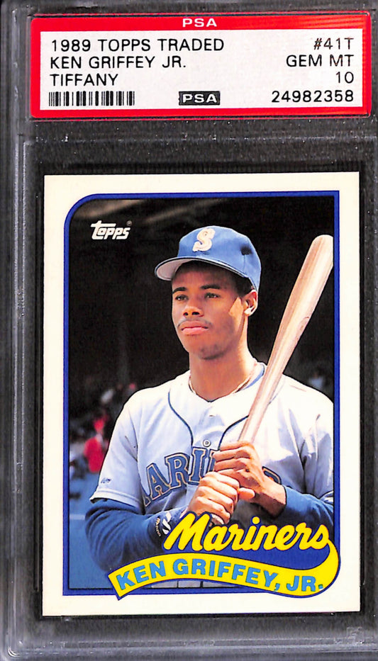 Ken Griffey Jr 1989 Topps Traded Tiffany Rookie #41T PSA 10 Gem Mint