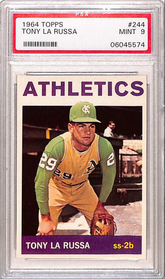Tony LaRussa 1964 Topps #244 PSA 9 Mint