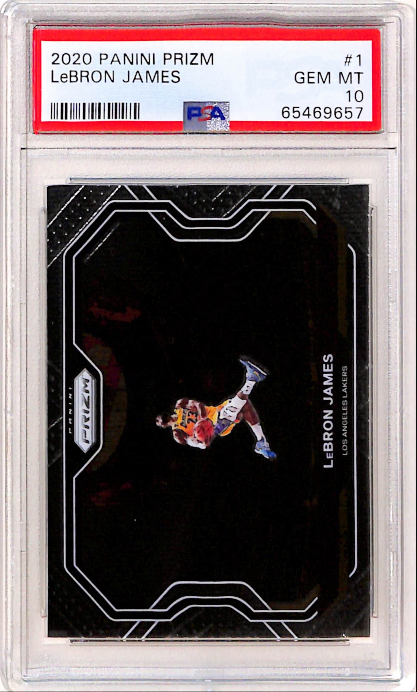 LeBron James 2020 Panini Prizm #1 PSA 10 Gem Mint 9657