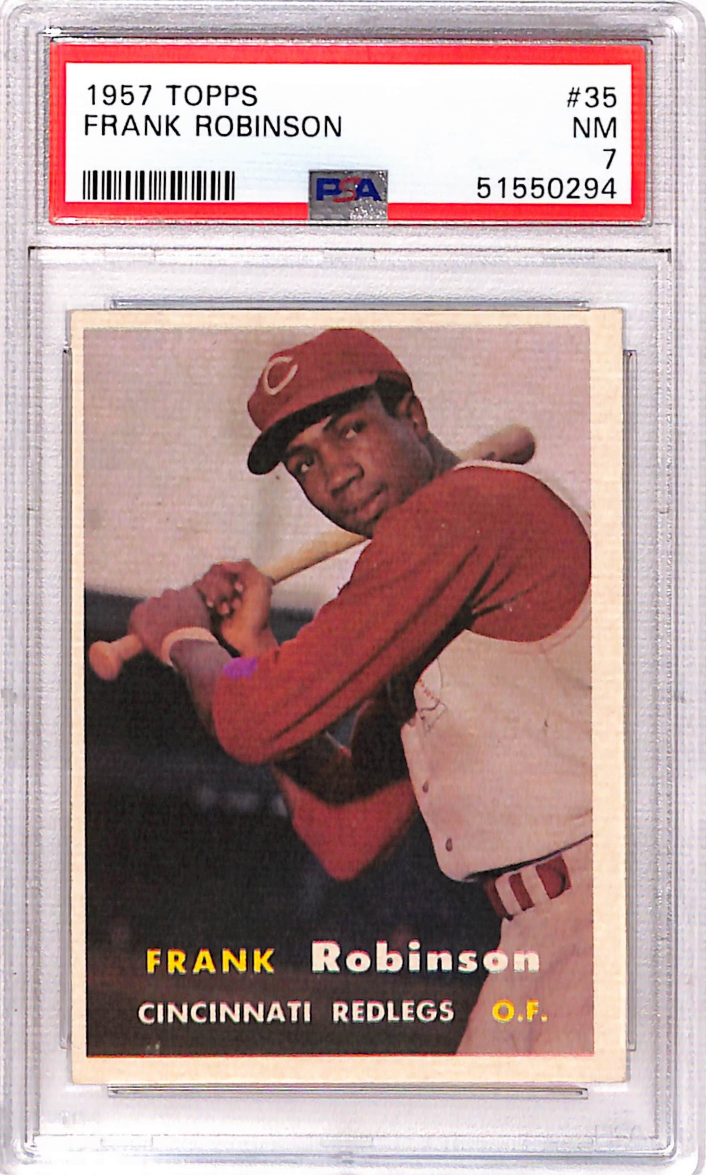Frank Robinson 1957 Topps Rookie #35 PSA 7 Near Mint