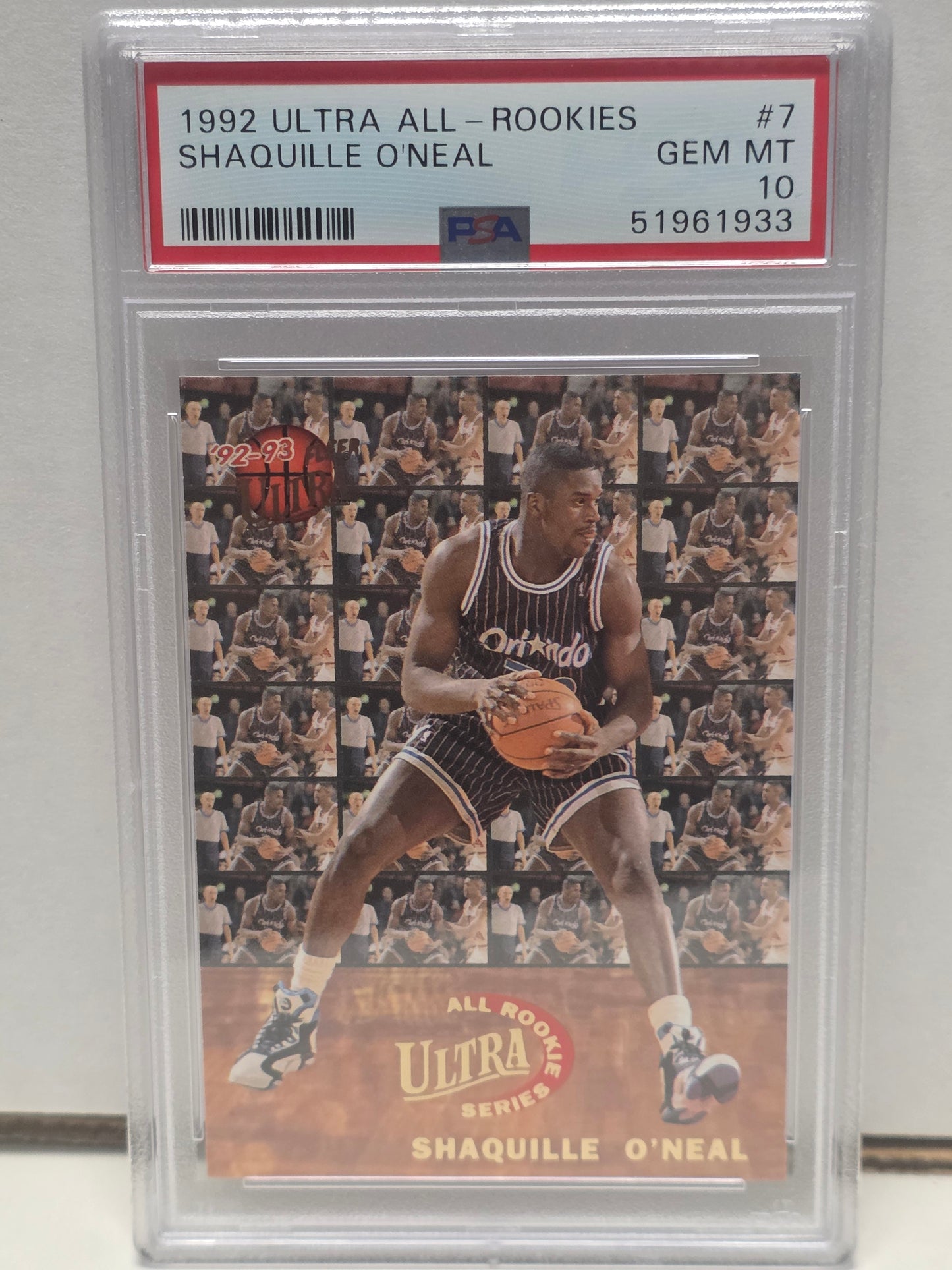 Shaquille O'Neal 1992 Fleer Ultra All-Rookies PSA 10 Gem Mint 1933