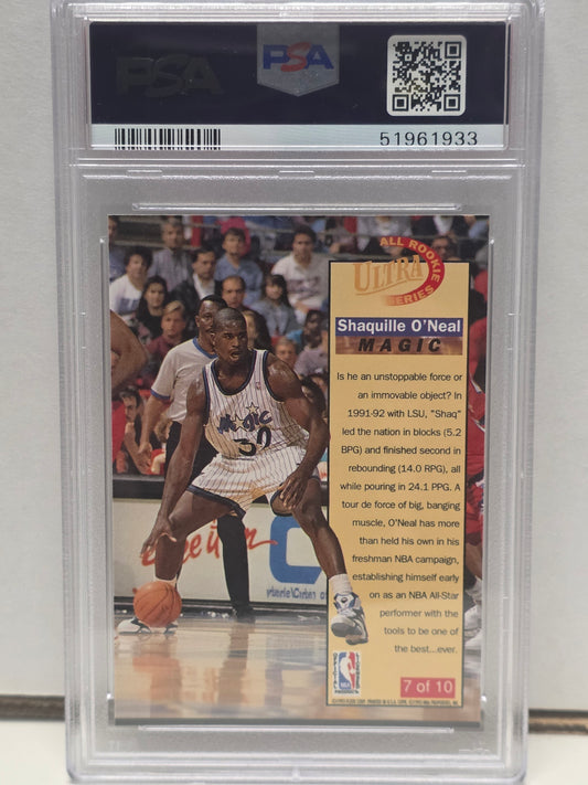 Shaquille O'Neal 1992 Fleer Ultra All-Rookies PSA 10 Gem Mint 1933