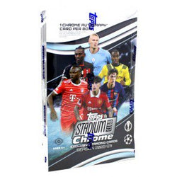 2022-23 Topps Stadium Club Chrome Club Competitions Soccer Hobby Box - 12 Box Case