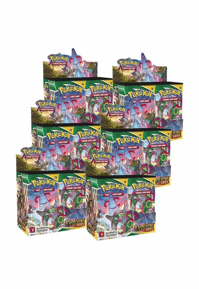 Pokemon Sword & Shield Evolving Skies Booster 6 Box Case