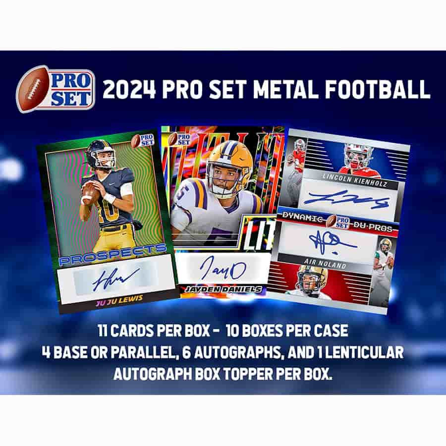 2024 Leaf Pro Set Metal Football Hobby Box