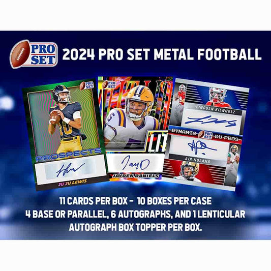 2024 Leaf Pro Set Metal Football Hobby Box