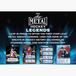 2024 Leaf Metal Legends Hockey Hobby Box