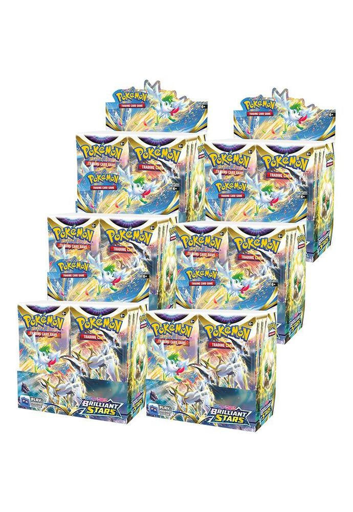 Pokemon Sword & Shield Brilliant Stars Booster 6 Box Case