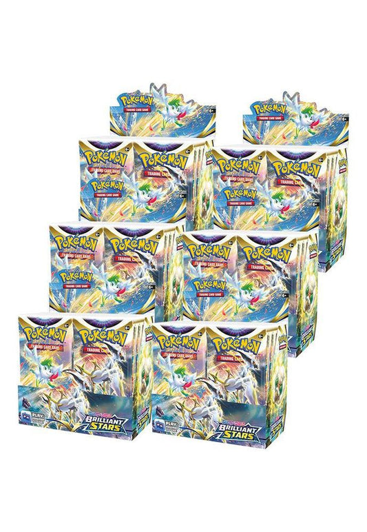 Pokemon Sword & Shield Brilliant Stars Booster 6 Box Case