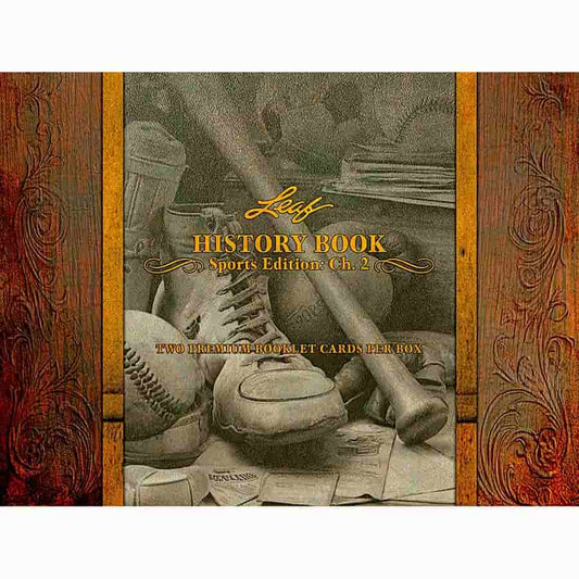 2025 Leaf History Book Sports Edition Ch. 2 Hobby Box