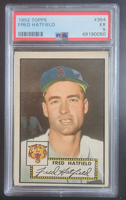 Fred Hatfield 1952 Topps #354 PSA 5