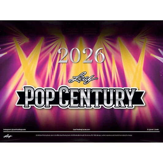 2026 Leaf Metal Pop Century Hobby Box
