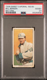 Bill Bergen 1909-11 T206 Sweet Caporal 150/30 Batting PSA 2.5 Good+