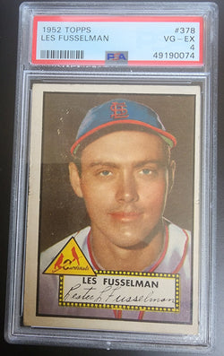 Les Fusselman 1952 Topps #378 PSA 4