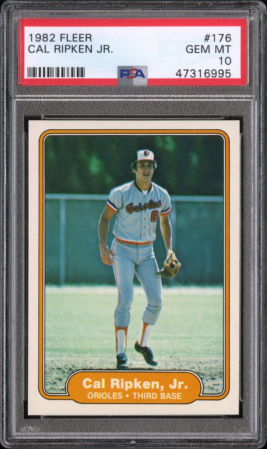 Cal Ripken Jr. 1982 Fleer Rookie #176 PSA 10 Gem Mint