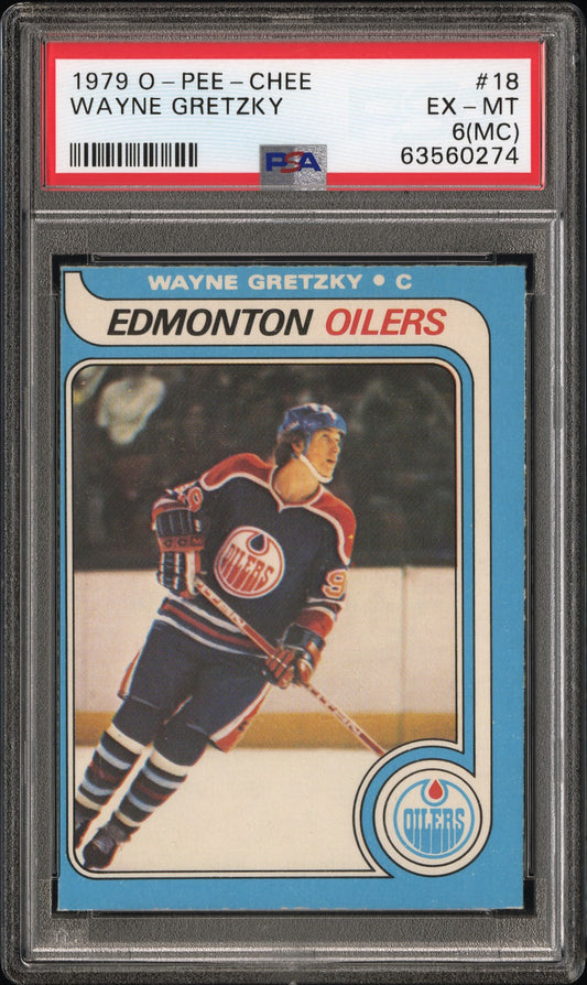 Wayne Gretzky 1979 O-Pee-Chee #18 PSA 6 OC Ex-Mint