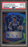 Anthony Edwards 2020 Panini Select Tie-Dye Prizm Auto #3/25 PSA 10 Gem Mint