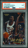 Michael Jordan/Scottie Pippen 1996 Fleer Game Breakers PSA 9 Mint