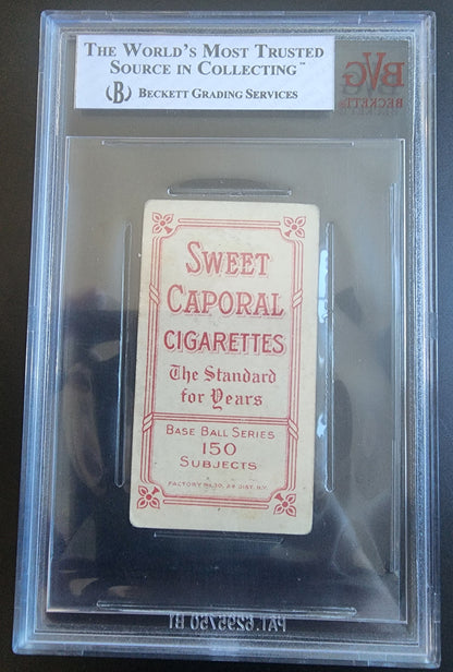 Bobby Wallace 1909-11 T206 Sweet Caporal 150/30 Portrait BVG 2.5 Good+