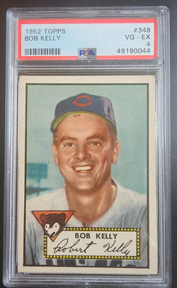 Bob Kelly 1952 Topps #348 PSA 4