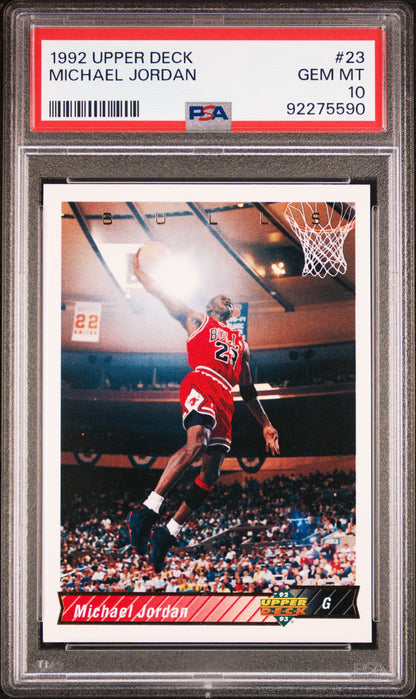 Michael Jordan 1992 Upper Deck #23 PSA 10 Gem Mint