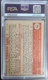 Dick Williams 1952 Topps #396 PSA 5