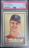 Dick Williams 1952 Topps #396 PSA 5