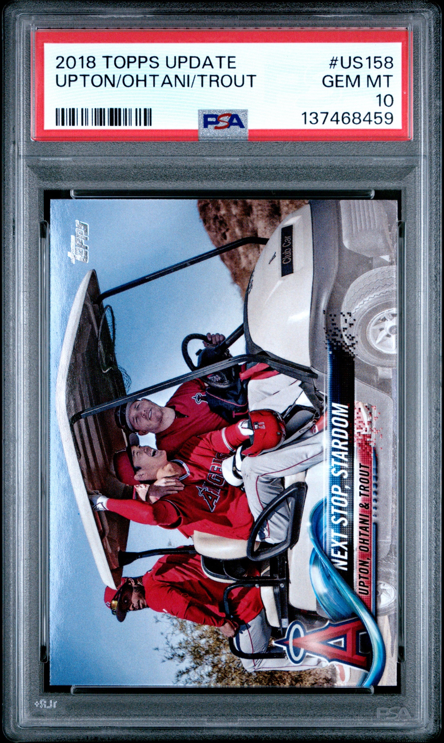 Shohei Ohtani + Mike Trout 2018 Topps Update #US158 PSA 10 Gem Mint 8459