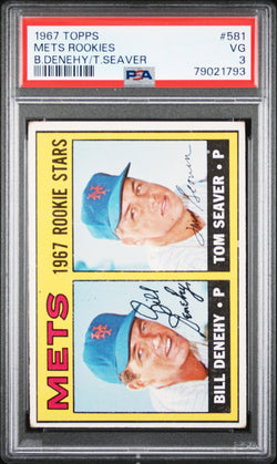 Tom Seaver 1967 Topps #581 PSA 3 Very Good