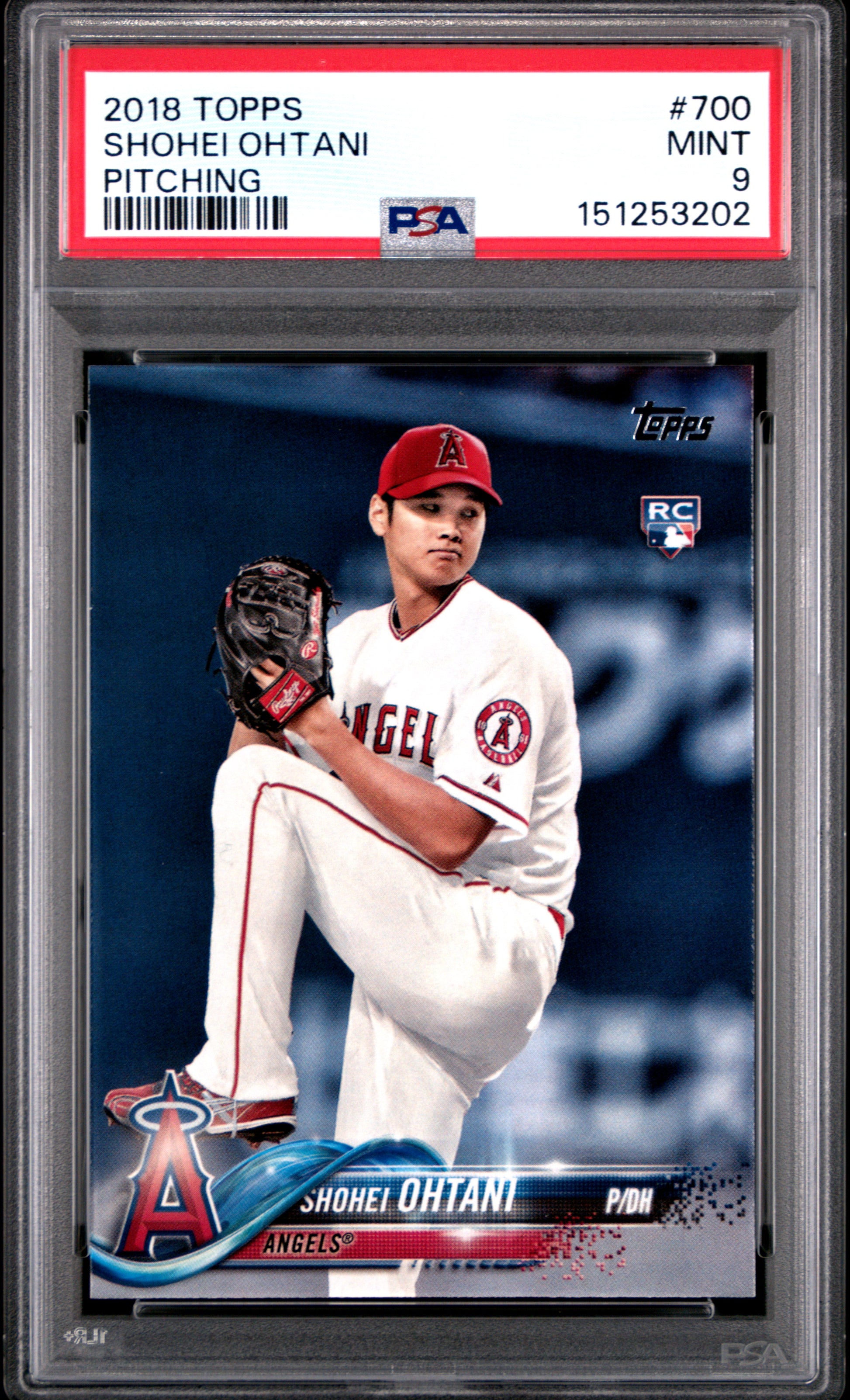 Shohei Ohtani 2018 Topps Rookie #700 PSA 9 Minr 3202