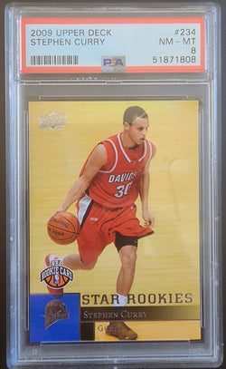 Stephen Curry 2009 Upper Deck #234 PSA 8 Nm-Mint