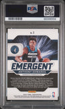 Anthony Edwards 2020 Panini Prizm Emergent PSA 10 Gem Mint 6556