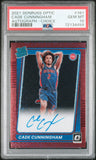 Cade Cunningham 2021 Donruss Optic Rookie Choice Auto PSA 10 Gem Mint
