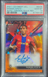 Samuel Eto'o 2021 Finest Champions League Orange Wave Auto #5/25 PSA 10 Gem Mint